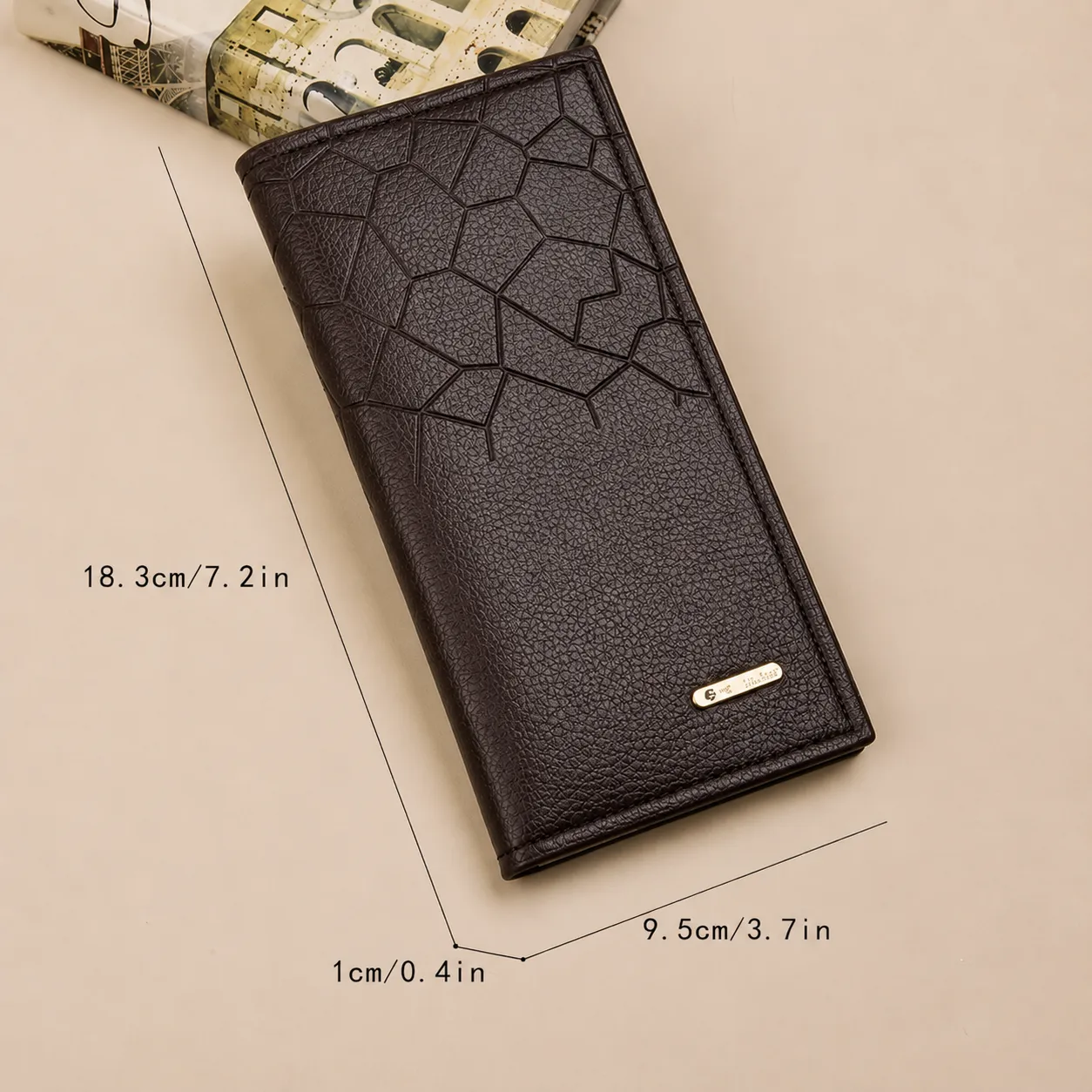 Premium Leather Wallet for Men - Dark Brown, Tan, Black - Image 3