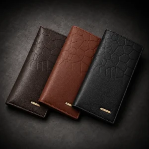 Premium Leather Wallet for Men - Dark Brown, Tan, Black